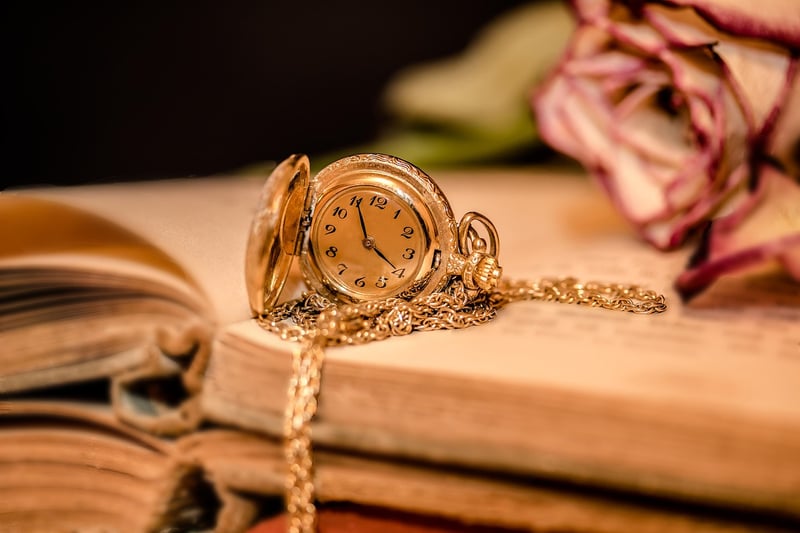 Clock representing time travel